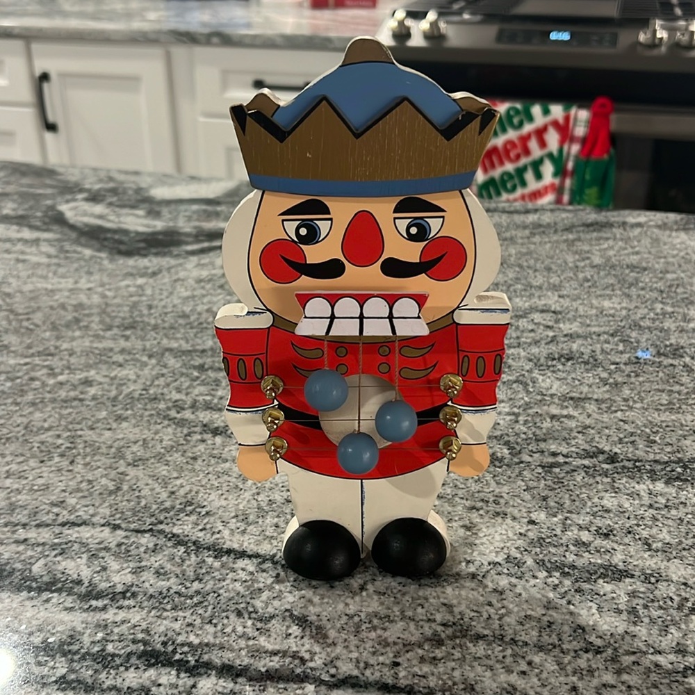 9” Wooden Nutcracker Wall Decor
